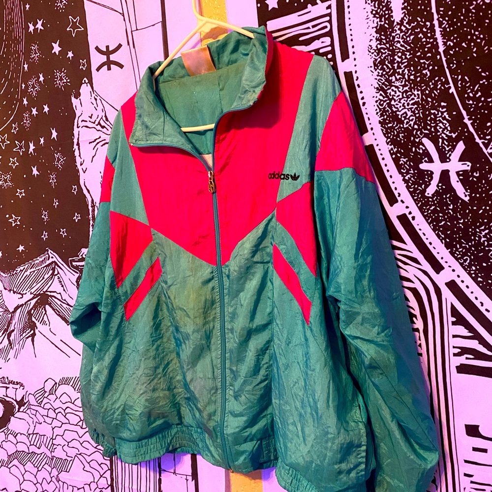 Throwback adidas windbreaker